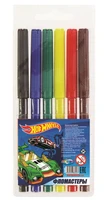 88626 Фломастеры "Hot Wheels", 6 цветов, на водной основе с вентилируемым колпачком. Устойчивы к перепадам температур, морозостойкие. 1487737051