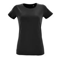 Футболка женская Regent Fit Women, черная 1651008485