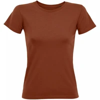 Футболка женская Regent Fit Women, коричневая (терракотовая) 2137496099