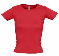 Футболка женская с круглым вырезом Lady 220 красная 985438517