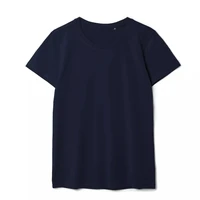 Футболка женская T-bolka Stretch Lady, темно-синяя (navy) 386638462