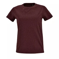 Футболка женская Imperial Fit Women, бордовый меланж 1808153699