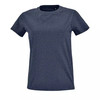 Футболка женская Imperial Fit Women, синий меланж 1728948064
