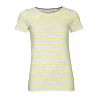 Футболка Miles Women серая с желтым 254436390