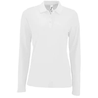 Рубашка поло женская с длинным рукавом Perfect LSL Women, белая 512902239