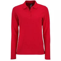 Рубашка поло женская с длинным рукавом Perfect LSL Women, красная 486400776