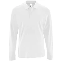 Рубашка поло мужская с длинным рукавом Perfect LSL Men, белая 1917855560