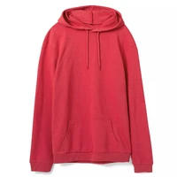 Толстовка с капюшоном унисекс Hoodie, красный меланж 822062779