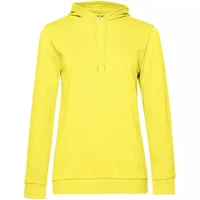 Толстовка с капюшоном женская Hoodie, желтая 1363193425