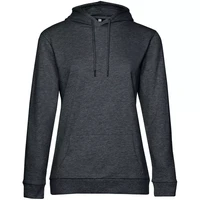 Толстовка с капюшоном женская Hoodie, серый меланж (антрацит) 560154131