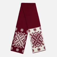 Шарф Wintertude M, красный с белым 479361353