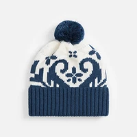 Шапка Wintertude, синяя с белым 1879879919