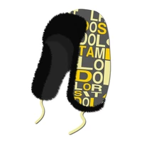 Шапка-ушанка на заказ Tricksy Vesh ver.2, акрил 314685474