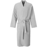 Халат вафельный Kimono, светло-серый 131123421