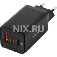 Зарядка USB-устройств от 220В Baseus GaN 5 Pro 2C+U USB Type A "мама", 2 x USB Type C "мама" (65 Вт) 1865893299