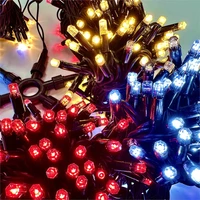 Комплект освещения на Елку 3 м. Премиум Красный/Белый/Теплый 600 led ЕлкаСайт 1529484039