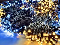 Комплект освещения на Елку 5 м. Премиум Белый/Теплый 1600 led ЕлкаСайт 1902440216