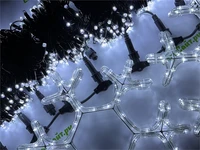 Комплект освещения на Елку 6 м. Звездное Небо 1100 led, 15 Снежинок 40 см. ЕлкаСайт 1902599611