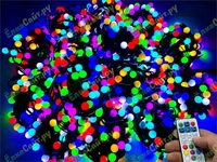 Комплект освещения на Елку 6 м. Фиеста SMART RGB, 880 led шар 2,3 см. ЕлкаСайт 116626368