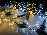 Комплект освещения на Елку 9 м. Кристалл 3000 led, 24 Снежинок 40 см. ЕлкаСайт 394774333