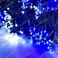 Комплект освещения на Елку 10 м. Премиум Синий/Белый 6400 led ЕлкаСайт 1115019534