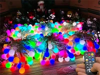 Гирлянда нить уличная 60 м. 480 диодов SMART RGB (шар 2,3 см.), пульт, белый каучук, IP65 - 60-Q525B CEIMAR 623040601