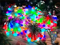 Гирлянда нить уличная 50 м. 400 диодов SMART RGB (шар 2,3 см.), пульт, белый каучук, IP65 - 50-Q525B CEIMAR 378982802