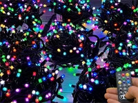 Гирлянда нить уличная 80м. 800 диодов SMART RGB, пульт, черный каучук - N80-100522H IP65 CEIMAR 450411605