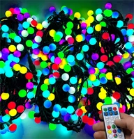 Гирлянда нить уличная 70 м. 420 диодов SMART RGB (шар 3,0 см.), пульт, черный каучук - 70-3767 H IP65 LEON LED (LIGHT) 1862446473
