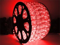 Дюралайт 11 мм. круглый 3000/2 светодиодов цвет красный 100м. - D5-3000/2LED-RD LEON LED (LIGHT) 813835507
