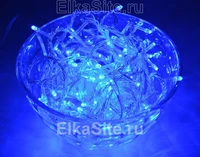 Гирлянда нить 19м. 240 синих диодов, прозрачный пвх - LN-240L-BL LEON LED (LIGHT) 1250505698