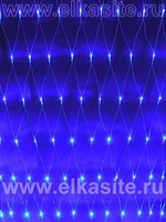 Гирлянда сетка 2x2м. 240 синих диодов, прозрачный пвх - LL Net 240 BL LEON LED (LIGHT) 1728514264