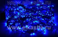 Гирлянда нить 16м. 200 синих диодов, черный пвх - LN-200L-BL-BK LEON LED (LIGHT) 89578785