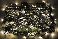 Гирлянда нить 40.0м. 500 теплых диодов, зёленый пвх - 1503 WW-BK LEON LED (LIGHT) 1170894052