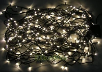 Гирлянда нить 22м. 300 теплых диодов, зёленый пвх - LN-303 WW-BK LEON LED (LIGHT) 1843158871
