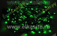 Гирлянда нить 7.5м. 100 зеленых диодов, черный пвх - LN-100L-GR-BK LEON LED (LIGHT) 1329177976