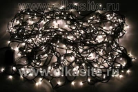 Гирлянда нить 28м. 400 теплых диодов, зёленый пвх - LN-400L-WW-BK LEON LED (LIGHT) 470202394