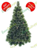 Елка Снежная Красавица заснеженная с шишками 240 см. 618672135