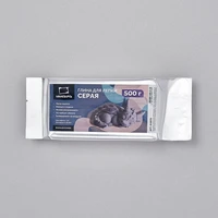 Глина для лепки Малевичъ, серая, 500 гр. 1479376649