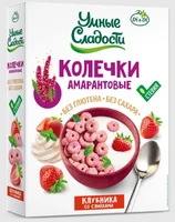 Колечки амарантовые “УмСладости” клубника со сливками 150г 20018