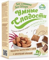 Подушечки амарантовые “УмСладости” какао и шоколадной начинкой 220г 18976