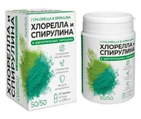 Растительные капсулы “Спирулина и Хлорелла” 60капс*0,36г 20875