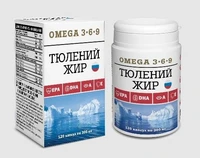 Тюлений жир в капсулах 120капс. 36г 19318