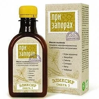 Эликсир “При Запорах” на льняном масле 200мл 13052