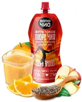 Фруктовое пюре Чиа “Яблоко+Апельсин”, Магия чиа дой-пак 150г 19906
