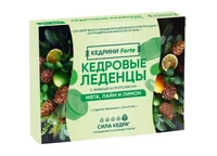 БАД Леденцы Кедровые Forte Мята, лайм и лимон 20шт 64г 20698