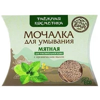 Мочалка для умывания “Мятная” 60г 17512