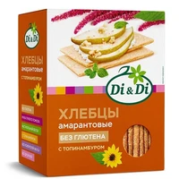 Хлебцы амарантовые кукурузно-рисовые с топинамбуром 195г 12561