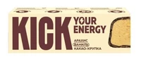 Батончик “KICK energy” арахисовый ванильный с какао-крупкой 45г 20853