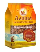 Макароны пшенично-ржаные “Лапша” цельнозерновая 300г 16272